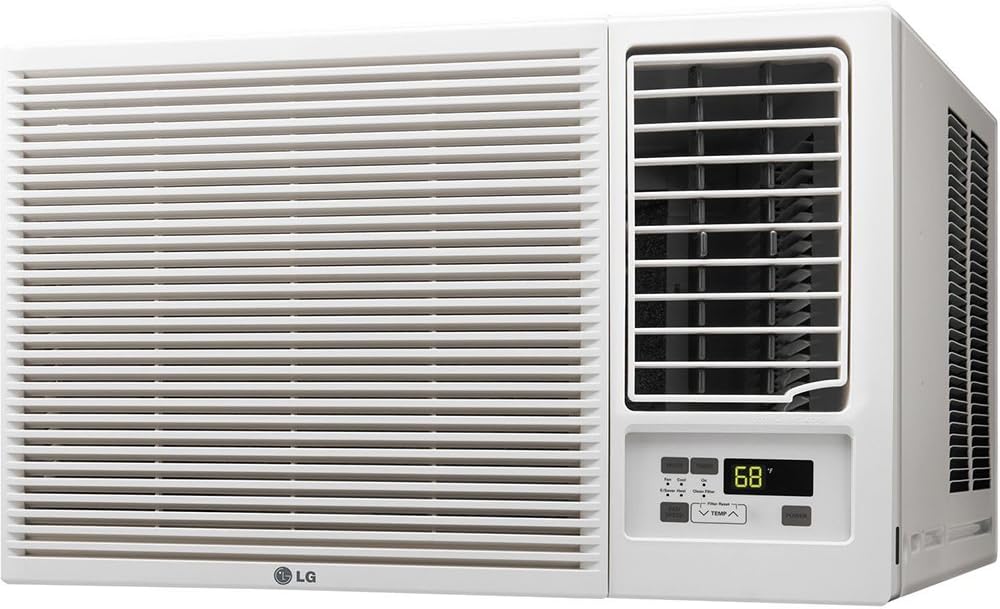LG BTU Window Air Conditioner with Supplemental Heat