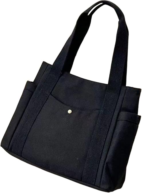 Men's and women's large tote bags/canvas bags/shoulder bags/cloth bags/handbags are suitable for commuting.