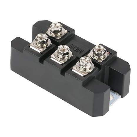 MDS100A 3 Phase AC DC Diode Bridge Rectifier 100A 1600V High Power Black