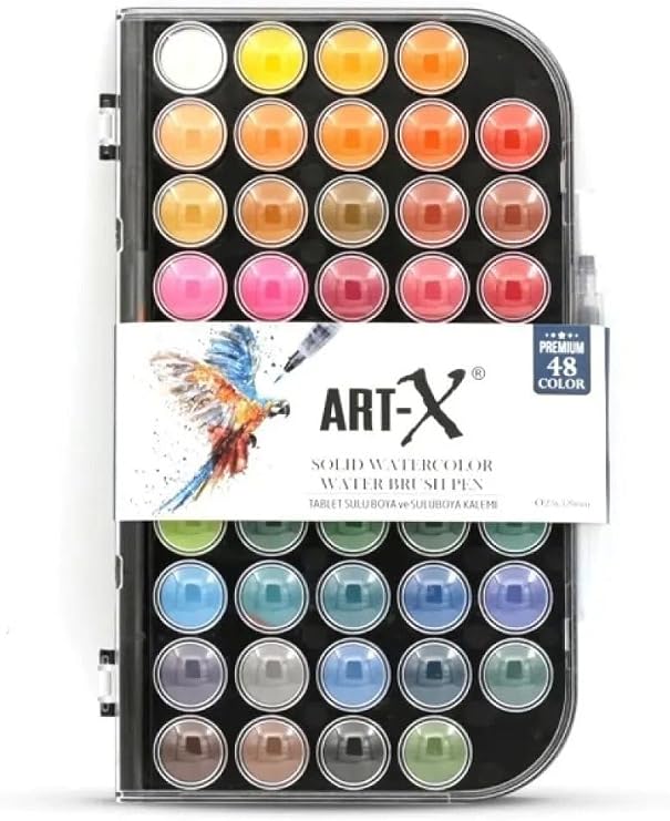 Rich Art-X Premium 48 Piece Watercolor Set