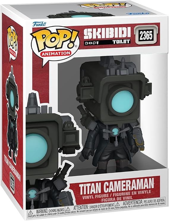 Funko POP! Skibidi Toilet - Titan Cameraman | Official Merch - Collectable Vinyl Figurine for Shelf Display - Birthday Gift Idea for Fans and Collectors