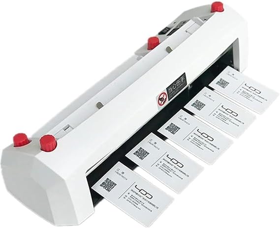 Electric Business Card Cutting Machine, Business Card Cutter Automatic Binding Machine, 300g Office Paper Cutter, Automatic Card Cutter, for Business/Invitation/Membership/Word Card Clothing