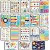 Sproutbrite 18 Educational Posters for Toddlers - Classroom Decorations - Kindergarten Homeschool Supplies Materials - Preschool Learning Decor - ABC Poster Charts for Distance Learning