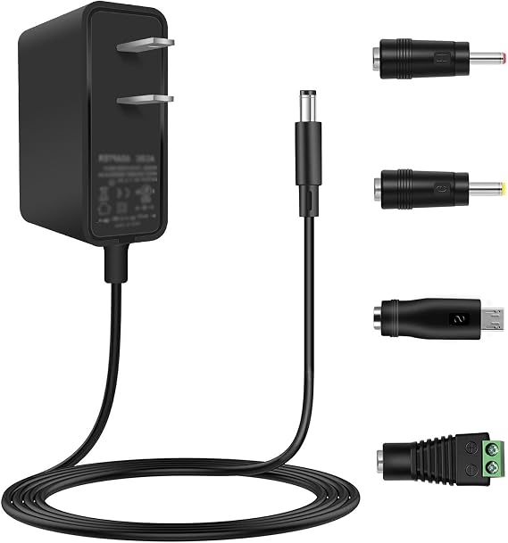 UL DC 6V 2A Power Supply Adapter 6Volt Power Adapter Charger DC in 6V Power Cord 100mA 300mA 400mA 500mA 600mA 700mA 800mA 900mA 1000mA 1500mA 2000mA