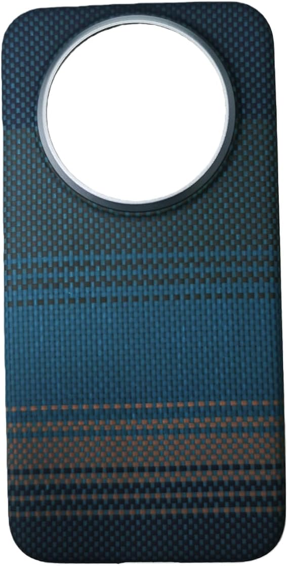 DAYJOY Magnetic Aramid Fiber Case Compatible with Huawei Mate 70 Air, Genuine Real Hard Carbon Fiber hybird Protective case Compatible with Magsafe (C)
