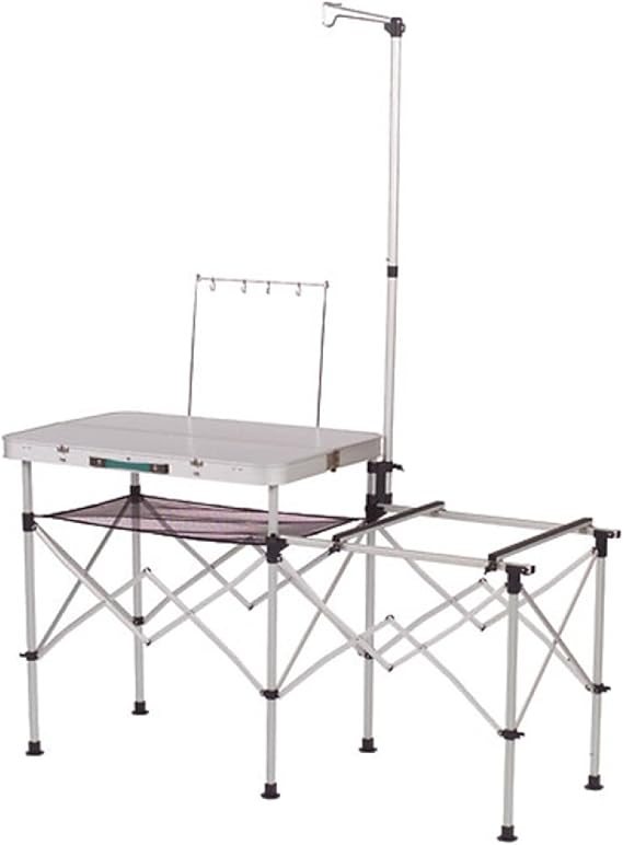 Coleman Pack-Away Portable Camp Kitchen, Outdoor Folding Kitchen with Food Prep Area, Great for Camping, Tailgating, Grilling & More