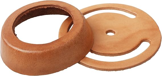 Pitcher Pump Well Kit with No. 2 Replacement Parts Includes Lower Valve Leathers & Leather Cups for Hand Well Pump Maintenance Kit for Pitcher Pumps