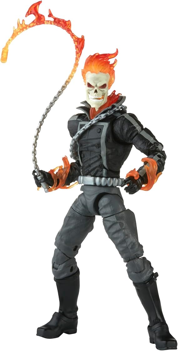 Hasbro Marvel Legends Series Ghost Rider Aksiyon Figürü, Marvel Comics | Marvel Legends Retro 6 İnç Aksiyon Figürü - Ghost Rider