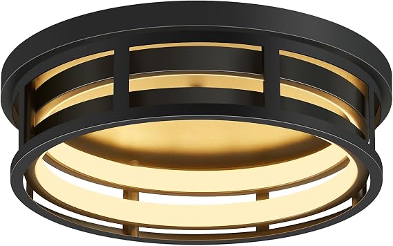 ZHU YAN LED Flush Mount Ceiling Light Fixture,Modern Hallway Light Fixtures Ceiling,3 Color Selectable Ceiling Lamp for Kitchen Hallway Entry Bedroom (1 Pack)