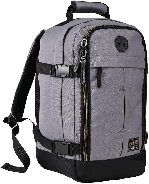 Metz for Ryanair Cabin Bags 40x20x25 Underseat Cabin Bag for EasyJet, Ryanair, Wizz Air & More Travel Backpack for Airline Under Seat Carry-Ons, Recycled Polyester, Compression, Durable Hand Luggage