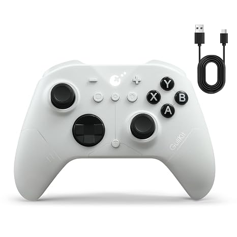 GuliKit ES PRO Wireless PC Controller 3.25ms Low Latency, TMR Joysticks | For PC/Steam/Switch/Android/iOS, Anti-Drift/Anti-Snapback,Switch 2 Wakeup,Gyro Motion Aim,30H Battery, Hall Trigger