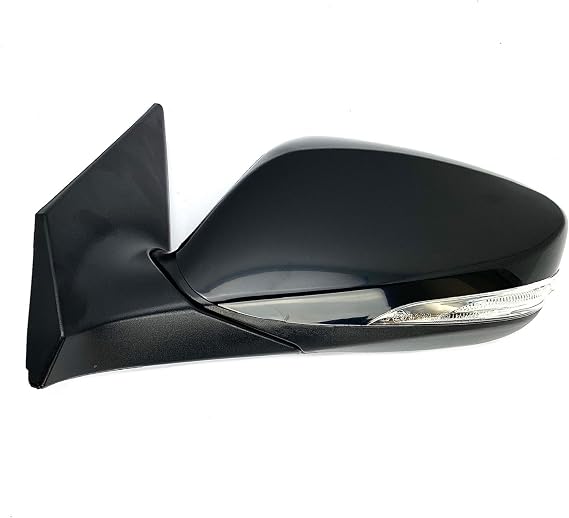 Spieg Driver Side Mirror for 2014-2016 Hyundai Elantra Power Adjustment Heated Glass Manual Folding Turn Signal Light Black 6 Pins Left HY1320216