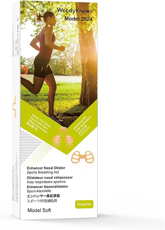 Enhancer Nasal Dilator, Model Standard, Improves Sports Airflow, Nasal Congestion aid (L 4Pack)