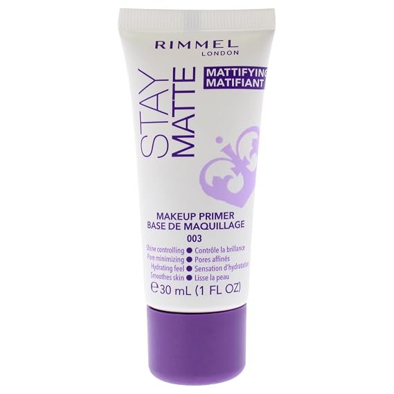 Rimmel London Stay Matte - 003 - Primer, Ultra-Lightweight, Controls Shine, Doesnt Feel Greasy, 1oz