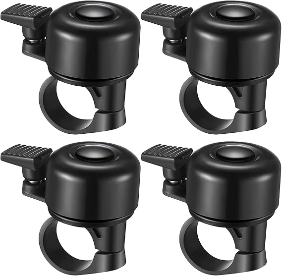 VITILAN 2 Pieces Bike Bell, Aluminum Bicycle Bell, Loud Crisp Clear Bike Scooter Bell, Road Mountain Bike Ring Bell for Adults Kids Girls Boys
