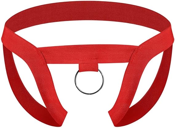 Men's Sexy Hollow Out G-String Thong Low Waist Scrotal Supporters Underpants Butt Enhancing Jock Underwear