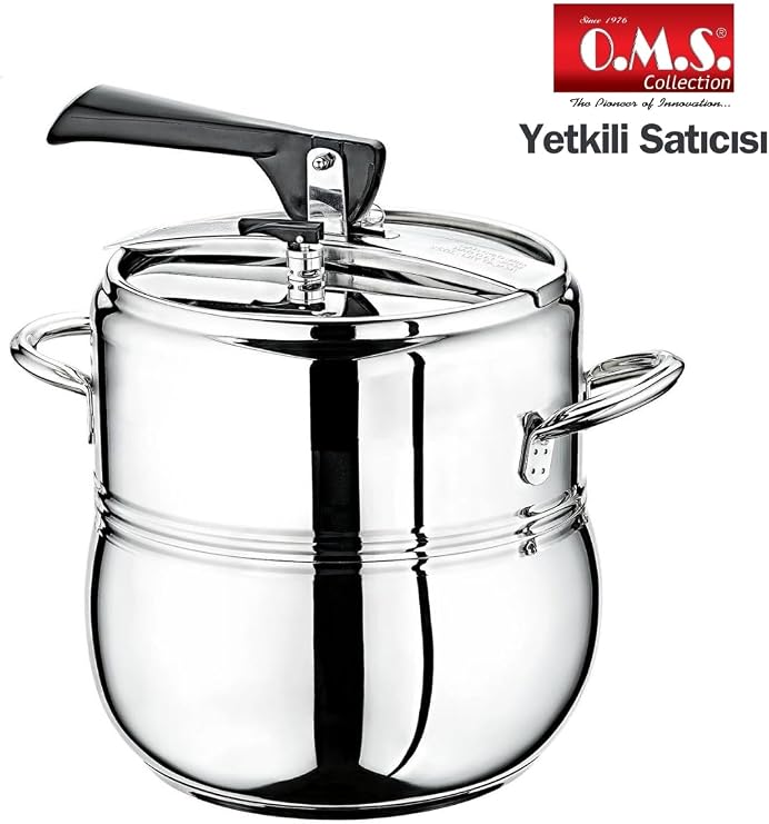 Oms 5104 Classic Chubby Casserole Pressure Cooker 14 Liters