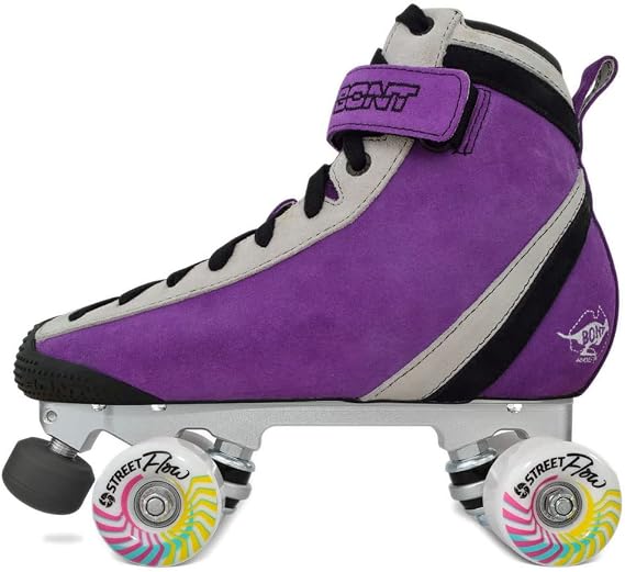 Bont Parkstar Suede Professional Roller Skates for Park Ramps Bowls Street - Rollerskates for Outdoor and Indoor Skating