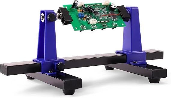 Noah Adjustable PCB Holder Circuit Board Clamp Roating Holder Tool for Soldering Desoldering, Soldering Repair Tool 360 Degree Rotation, NH-11E