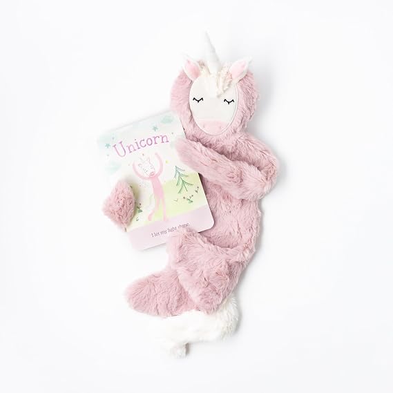 Slumberkins Unicorn Snuggler Plush & Affirmation Card Bundle