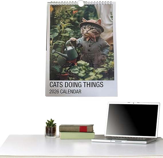 2026 Wall Calendar Cats Animal Wall Calendar Planner