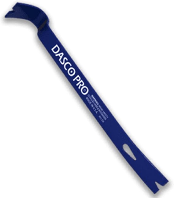 DASCO PRO Trim and Pry Bar, Assembled in USA, Small Pry Bar Scraper