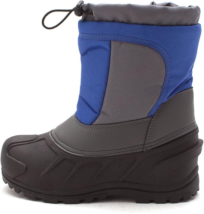 Itasca Girls Youth Nylon Cerebus Snow Boot, Elastic Toggle Closure, Purple, Size 1