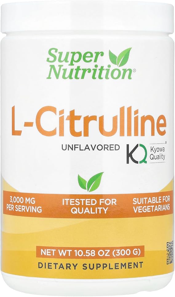 Super Nutrition L-Citrulline, Unflavored, 10.58 oz (300 g)