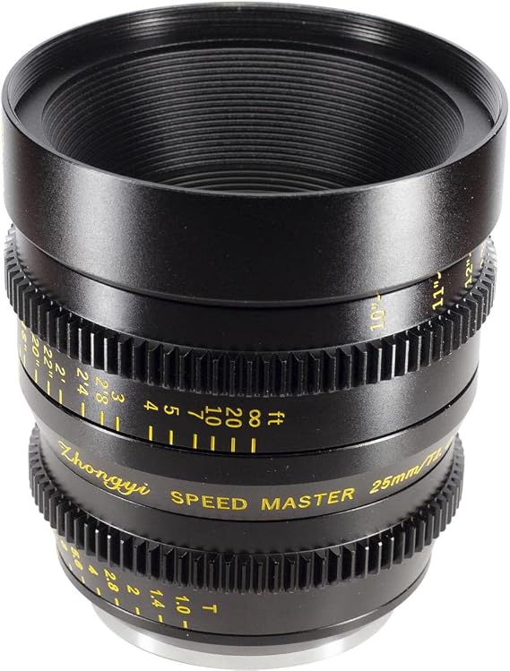Zhongyi Mitakon Speedmaster 25mm T1 Cinema Lenses (M43 Mount) MFT