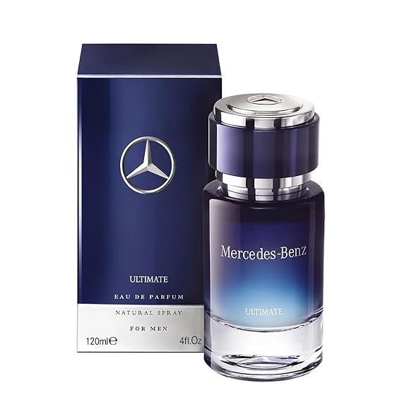 Mercedes Benz For Men Ultimate - Eau de Parfum for Men - Long Lasting Mens Cologne - Amber, Patchouli Cologne for Men - Perfume for Men - 4 oz
