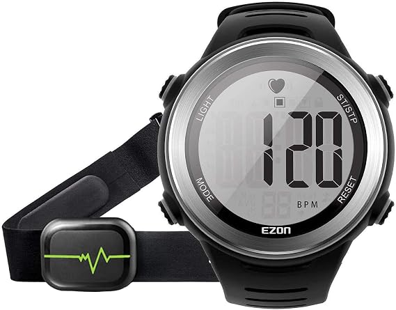 Heart Rate Monitor and Chest Strap, Sports Watch with HRM