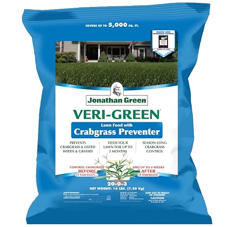 Jonathan Green Veri-Green Crabgrass Preventer & Fertilizer - 5,000 Sq Ft