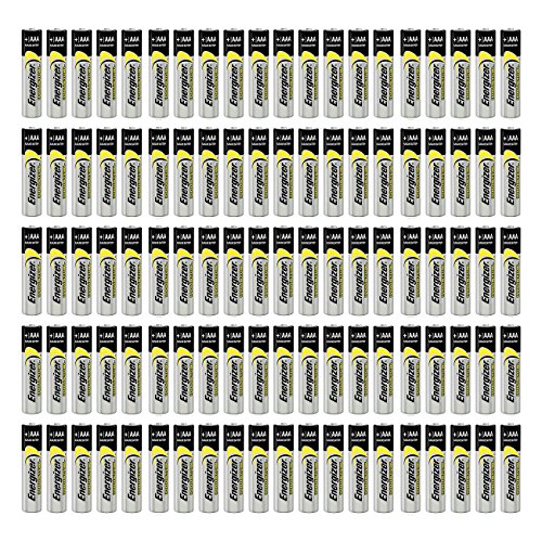 100 Count Energizer Industrial EN92 Alkaline AAA 1.5v Batteries LR03