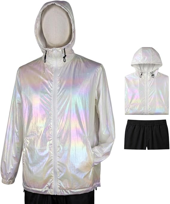 Men Yuji Itadori Shiny Jacket Cosplay Costume Set Pants Sweatshirt Coat Adult Anime Halloween Costume Outfits