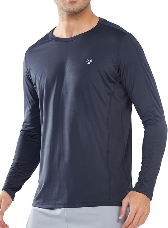 NORTHYARD Men's Sun Protection Shirts Long Sleeve UPF 50+ Rash Guard Swim Shirt Athletic Running UV Fishing Hiking SPF