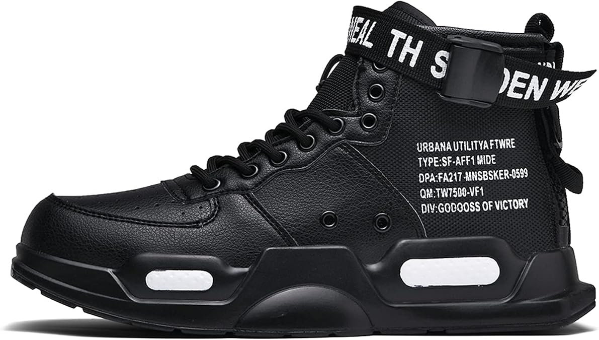 Mens Fashion Sneakers High Top Walking Shoes Sport Athletic Casual Shoe Vogue Stylish Men