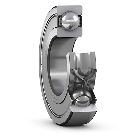 SKF 607-2Z/LHT23 Radial Bearing, Single Row, Deep Groove Design, ABEC 1 Precision, Double Shielded, Non-Contact, Normal Clearance, Steel Cage, Metric, 7mm Bore, 19mm OD, 6mm Width