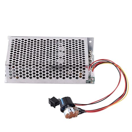 Speed Controller, 10-50V 100A 5000W DC Motor Speed Controller PWM Control Switch Governor for Car Cooling Fan Motor/Car Air Conditioning Motor/Exhaust Blower/Treadmill Motor
