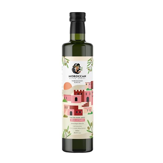 Moroccan Olive Grove Bold & Dynamic Desert Extra Virgin Olive Oil, 500ml