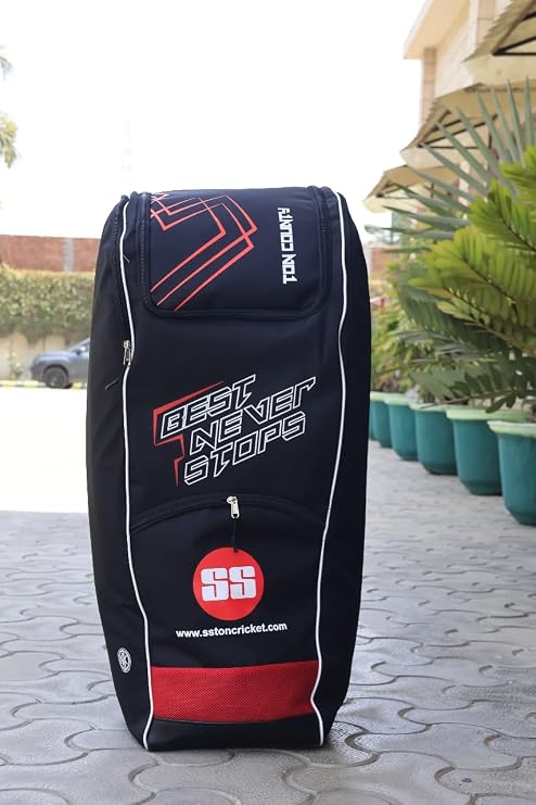 SS Cricket Duflle Cricket Kit Bag - Full Size, Black Color