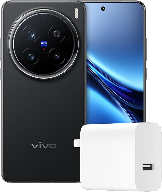 vivo X200 Pro 5G Smartphone|16G+1TB|China Version|Full GOOG Service|6.78" 120Hz AMOLED Display|50MP Main Camera+200MP Z EISS APO Telephoto Camera|6000 mAh Big Battery+90W Fast Charge(Charger Inculded)