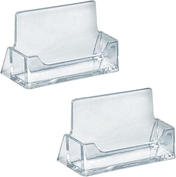 Azar Displays 252010-2PK Counter Business Card Holder, 2-Pack