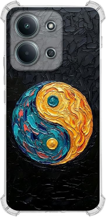 Redmi 15C ile uyumlu Köşe Korumalı Kılıf Metamorfoz Dualite Tasarımlı Uv Baskılı