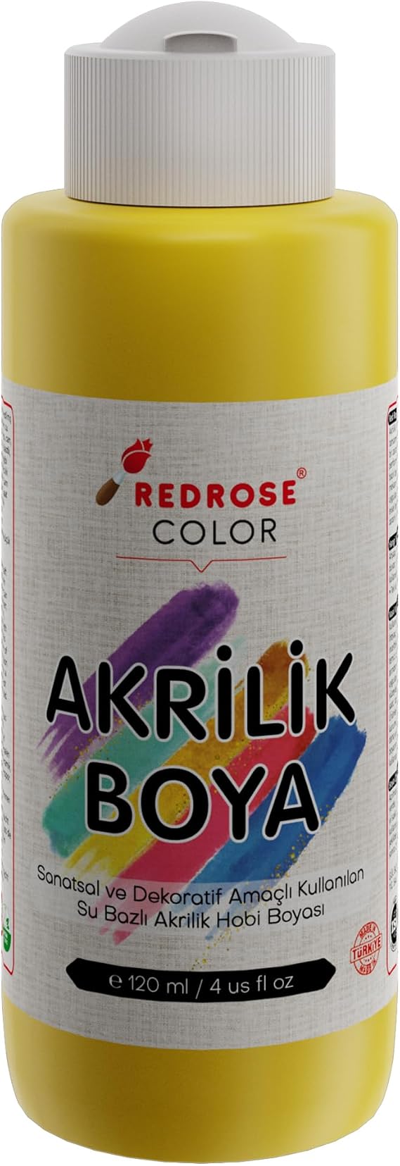 Sarı Akrilik Boya 120ml