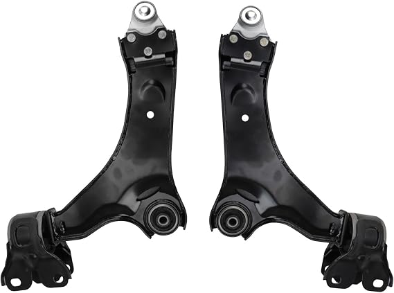 TRQ Front Lower Driver and Passenger Side Control Arm and Ball Joint Set 2 | For 2010-2017 Volvo XC60