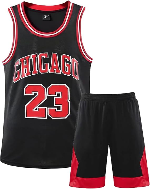 Basketball Jersey for Men, Adults/Teenagers Basketball Jersey Shirt and Shorts, Basketball Training and Game Jersey, Basketball Sports Suit with Sleeveless Vests and Shorts