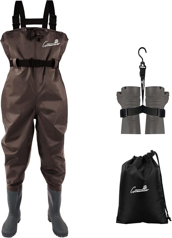 GREENWATER Fishing Chest Waders for Men Women with Boots Waterproof