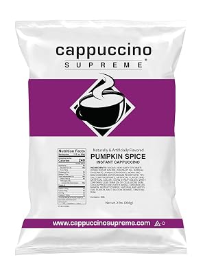 Cappuccino Supreme 2 lb bag Pumpkin Spice Instant Cappuccino Mix