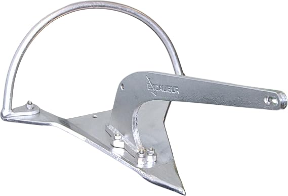 Excalibur APEX Anchor: Next Gen Bolt-Together Hot Dipped Galvanized-Steel Shovel-Scoop Style Boat/Yacht/Sailboat Anchor (Available in 2.5 LB/1.1 KG - 175 LB/79.4 KG Sizes)