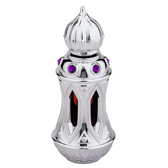 Swiss Arabian Attar Mubakhar - Luxury Products From Dubai - Long Lasting Perfume Oil for Unisex - Blend of Bergamot, Mandarin, Jasmine and Patchouli - Perfect for Date Night or Evening Out - 0.67 oz